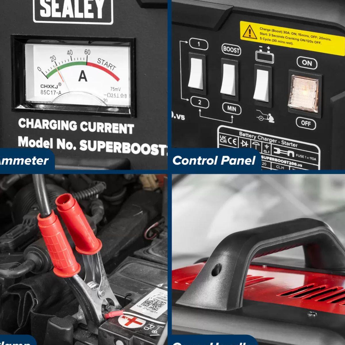 Sealey SUPERBOOST200 200/45A 12/24V Starter/Charger