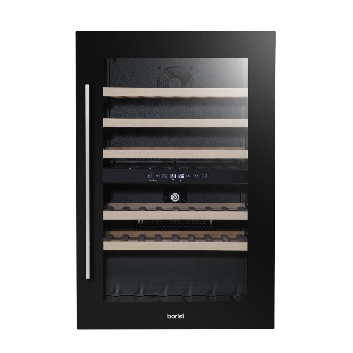 Sealey DH118 Baridi 57 Bottle Dual Zone Built-In Fridge & Cooler 60cm