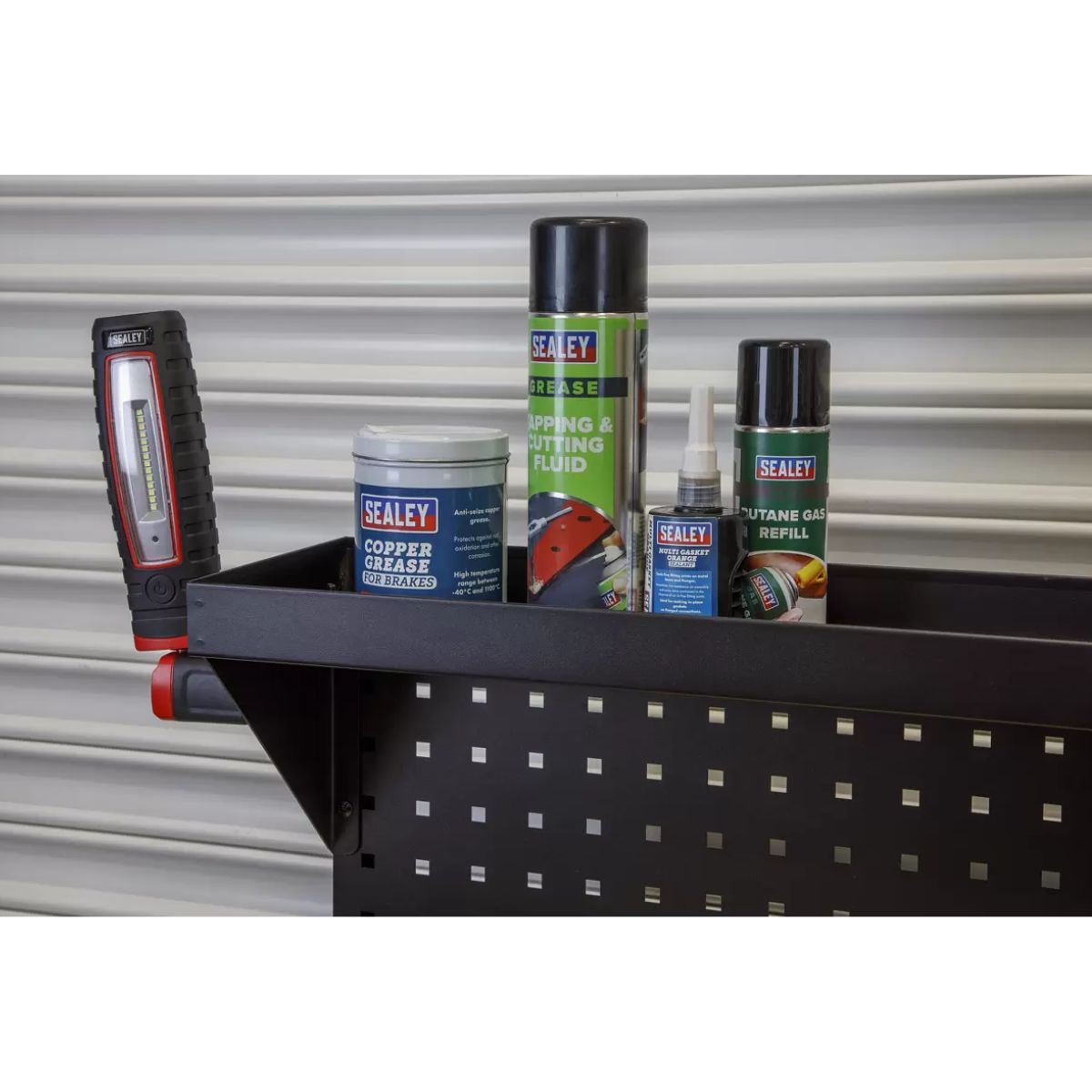 Sealey AP6310 10 Drawer Mobile Workstation with Backboard