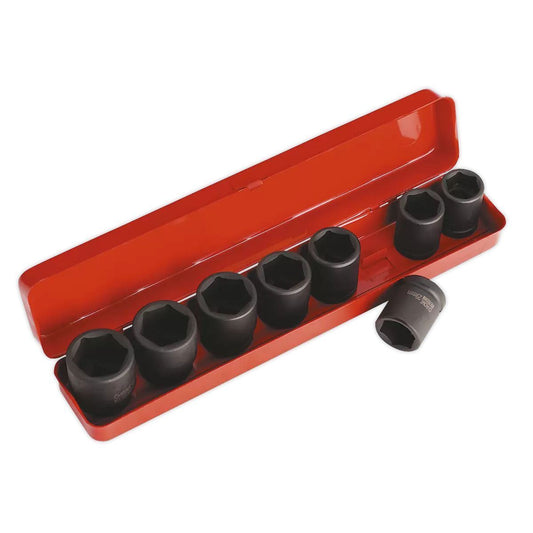 Sealey AK77/9M Impact Socket Set 8pc 3/4"Sq Drive