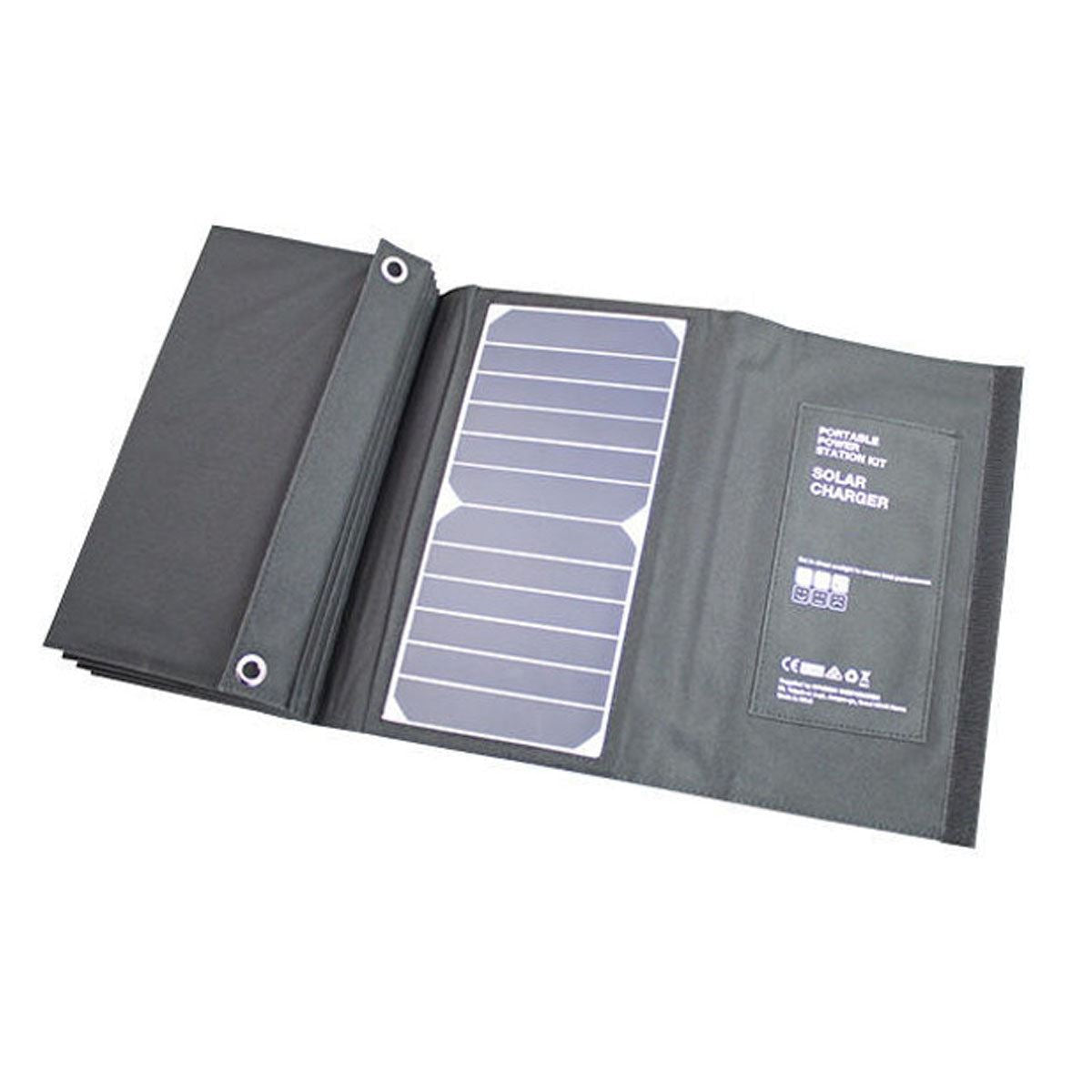 Hyundai H60 Portable & Foldable 60W Solar Charger USB & DC Connectivity for Outdoor Power Supply