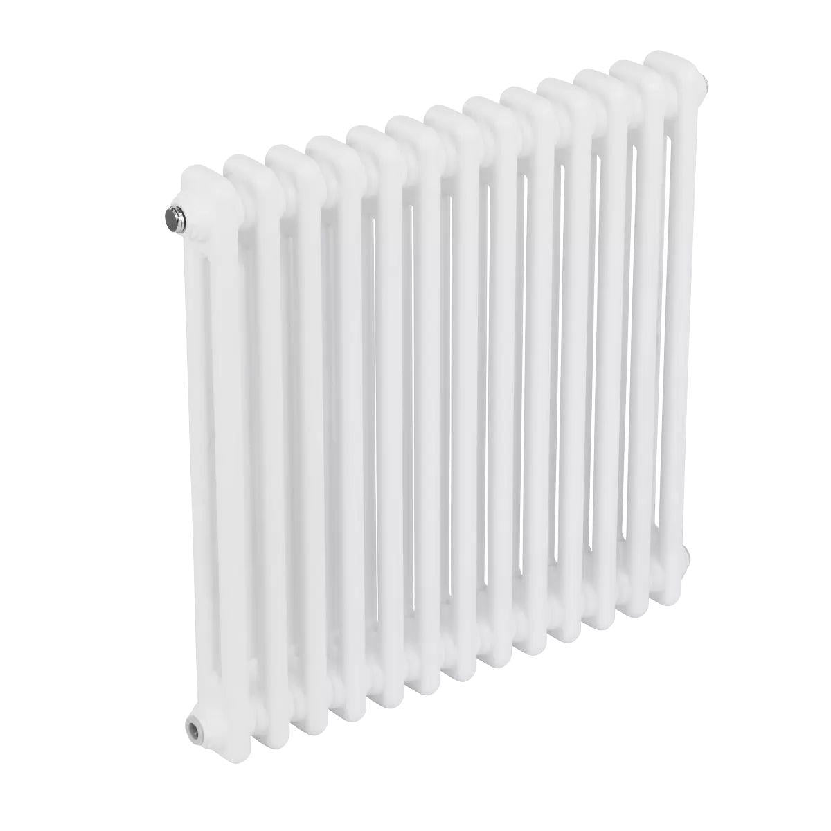 Sealey DH367 Baridi Horizontal Traditional 2 Column Radiator 600 x 607mm White