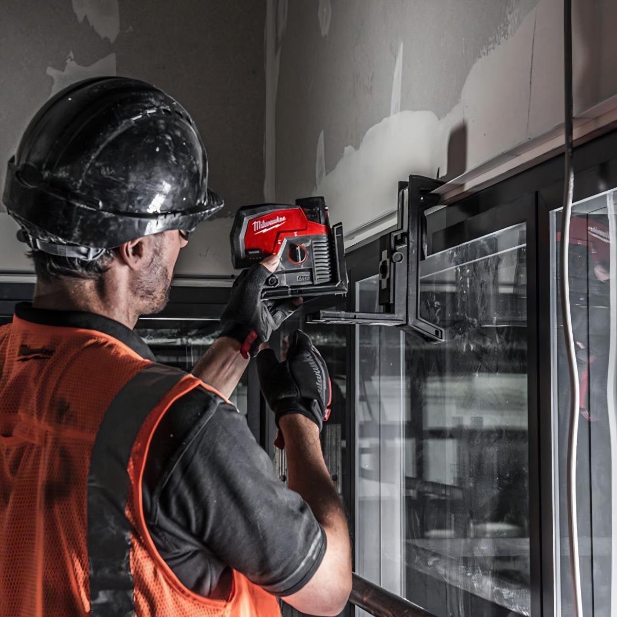 Milwaukee M12FPPBB-202X 12V Combi Drill & Cross Line Laser With 2 x 2.0Ah Battery Charger & Case 4933478988