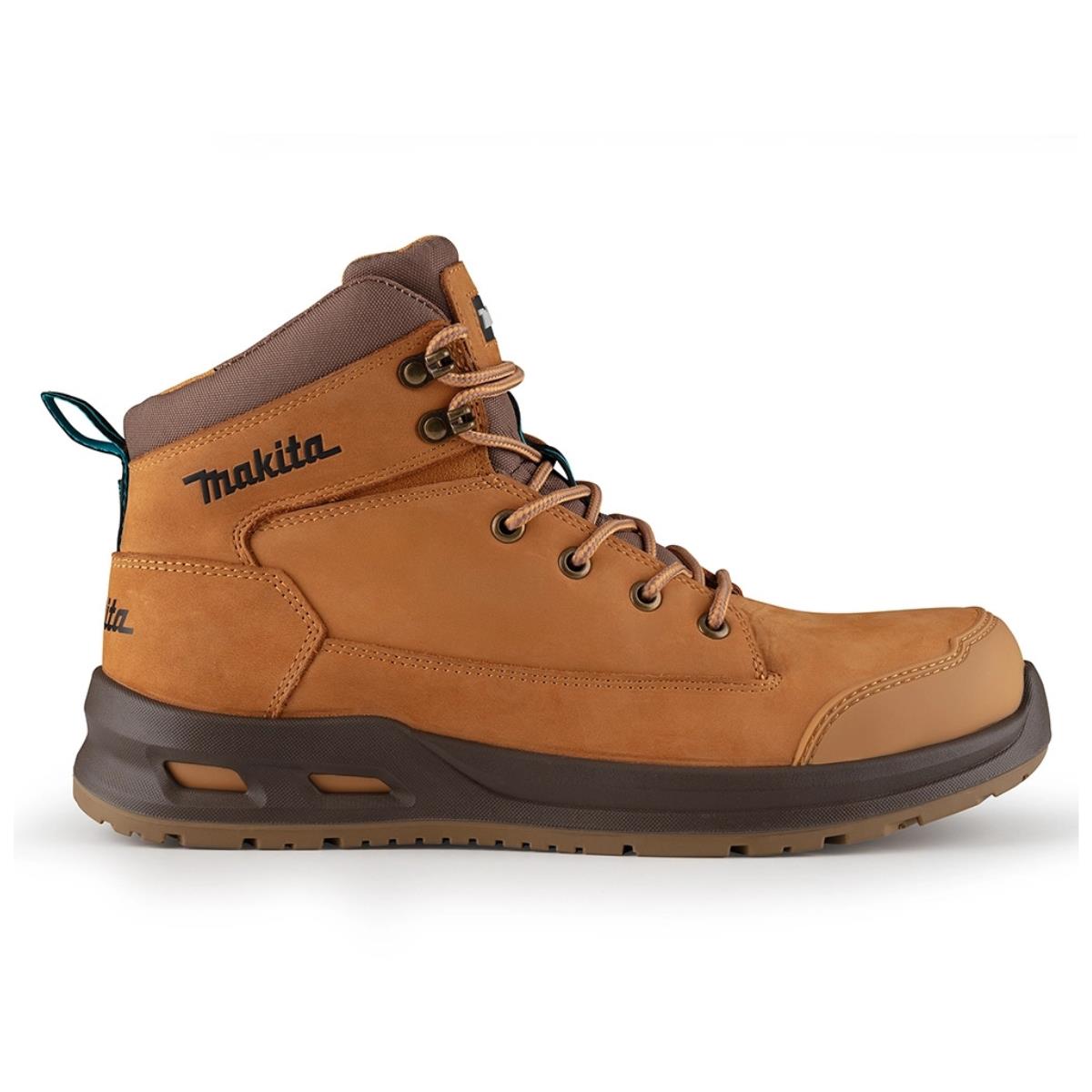 Makita MK403M Kyoto Safety Leather Boots Tan - Size 9