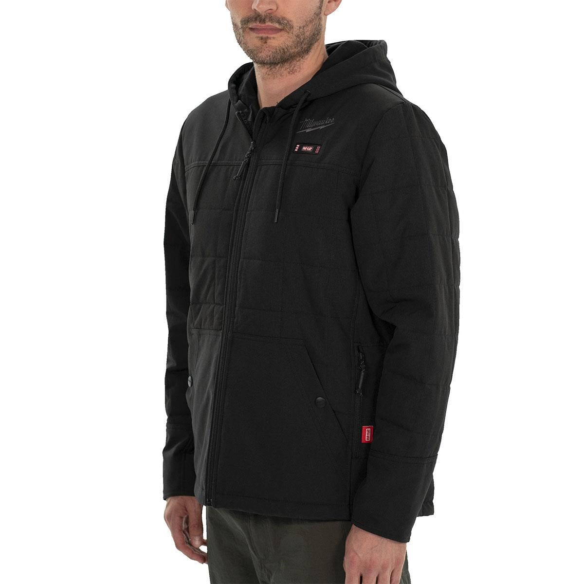 Milwaukee M12HPJBL2-0(L) 12V Heated Puffer Jacket Black Size - L 4932480073