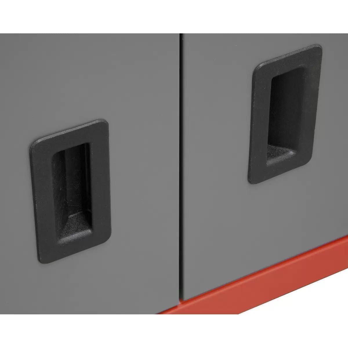 Sealey AP2200BB 6 Drawer Topchest & Rollcab with Ball-Bearing Slides Red/Grey