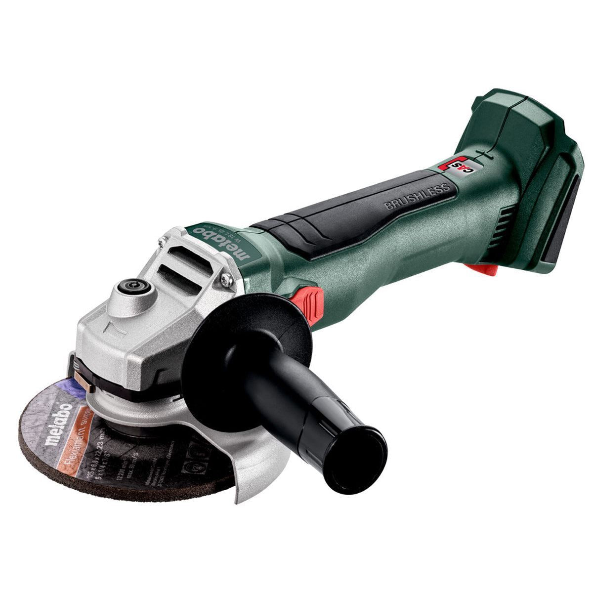 Metabo W 18 L BL 9-125 18V Brushless 125mm Angle Grinder with 1 x 2.0Ah Battery & Charger