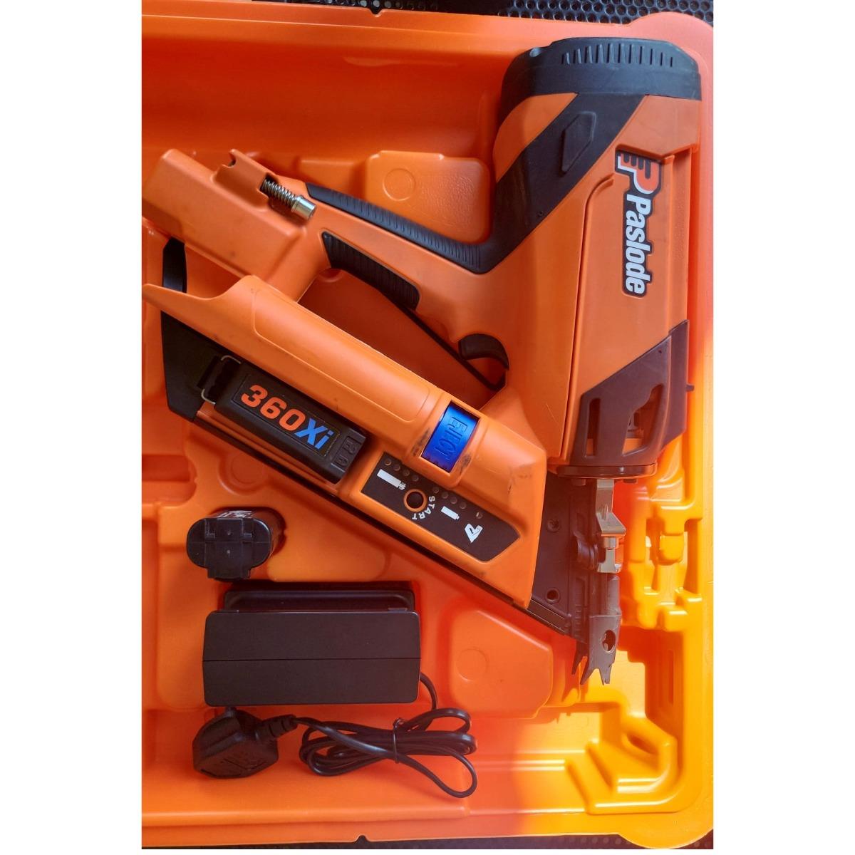 Paslode IM360Xi 7.4V Cordless First Fix Gas Framing Nailer Kit 019700 Item Condition Seller Refurbished
