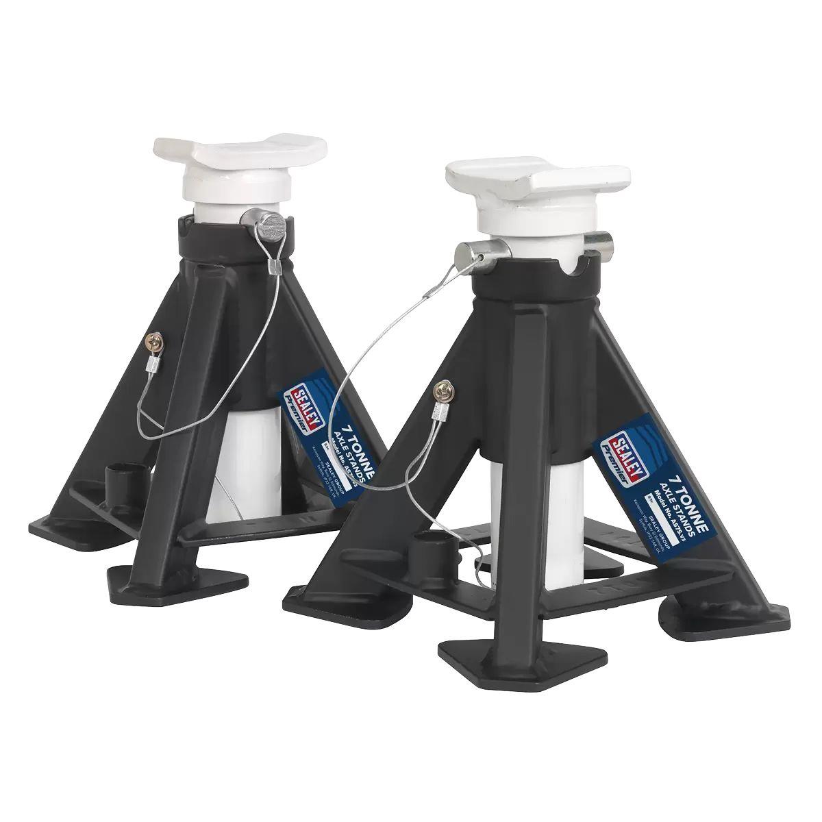 Sealey AS7S Short Axle Stands (Pair) 7 Tonne Capacity per Stand