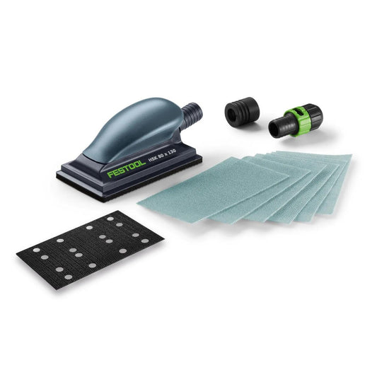 Festool HSK-A 80x130 Hand Sanding Block with Abrasive Net & Adapter - 578960