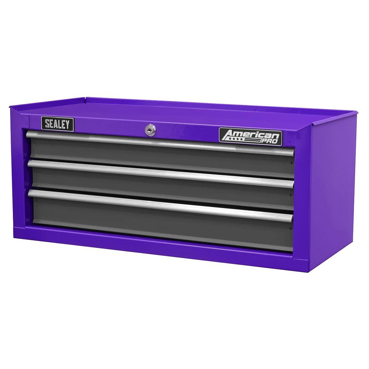 Sealey AP22309BBCP Mid-Box Tool Chest 3 Drawer with Ball-Bearing Slides
