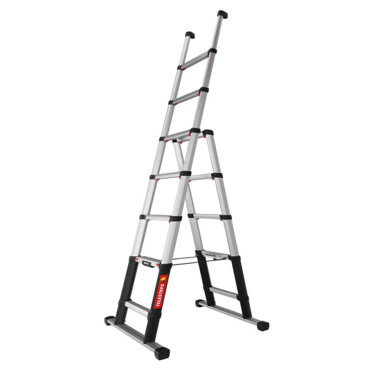 Telesteps TEL72423681 2.3m Combi Line Telescopic Ladder Compact, Durable, and Versatile for Home & Work