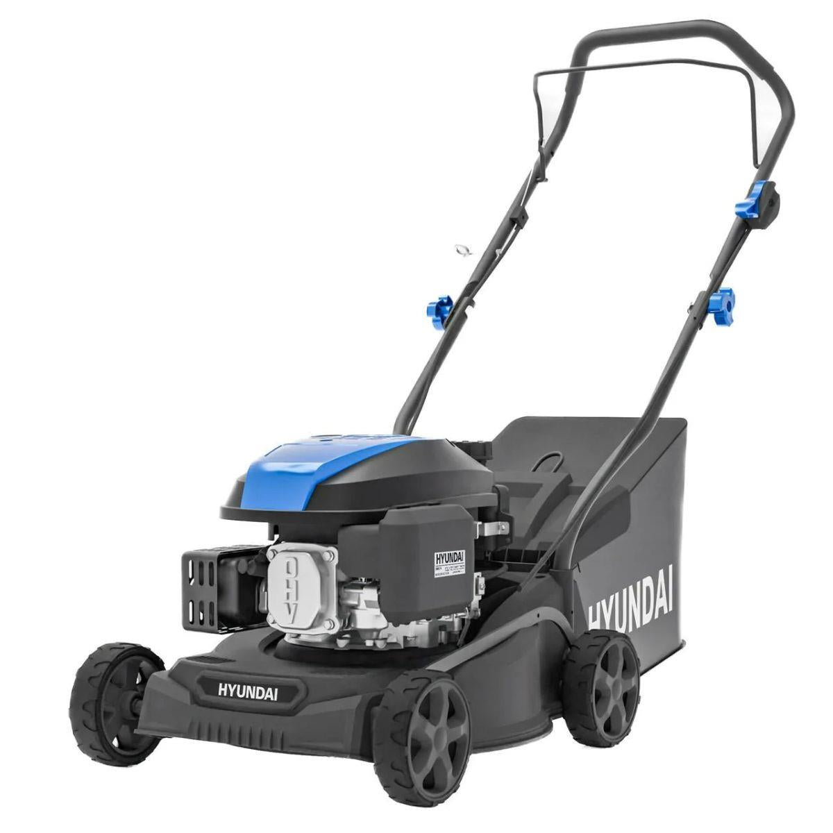 Hyundai HYM16130PX 139cc 40cm Hand Push Petrol Lawnmower & Hand Push
