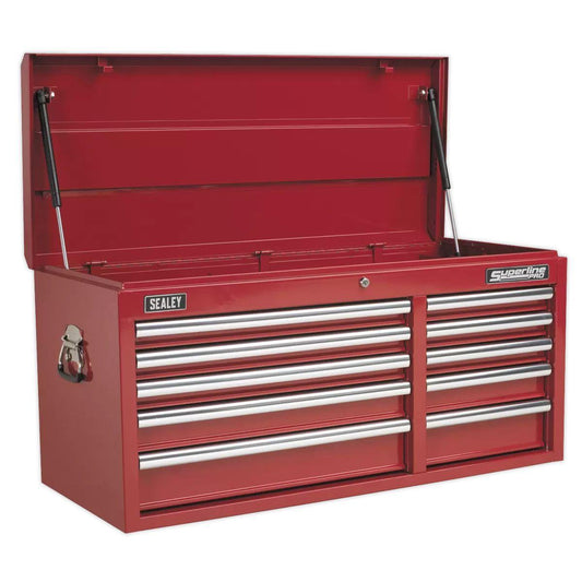 Sealey AP41110 Superline PRO Heavy-Duty Topchest 10 Drawer Red