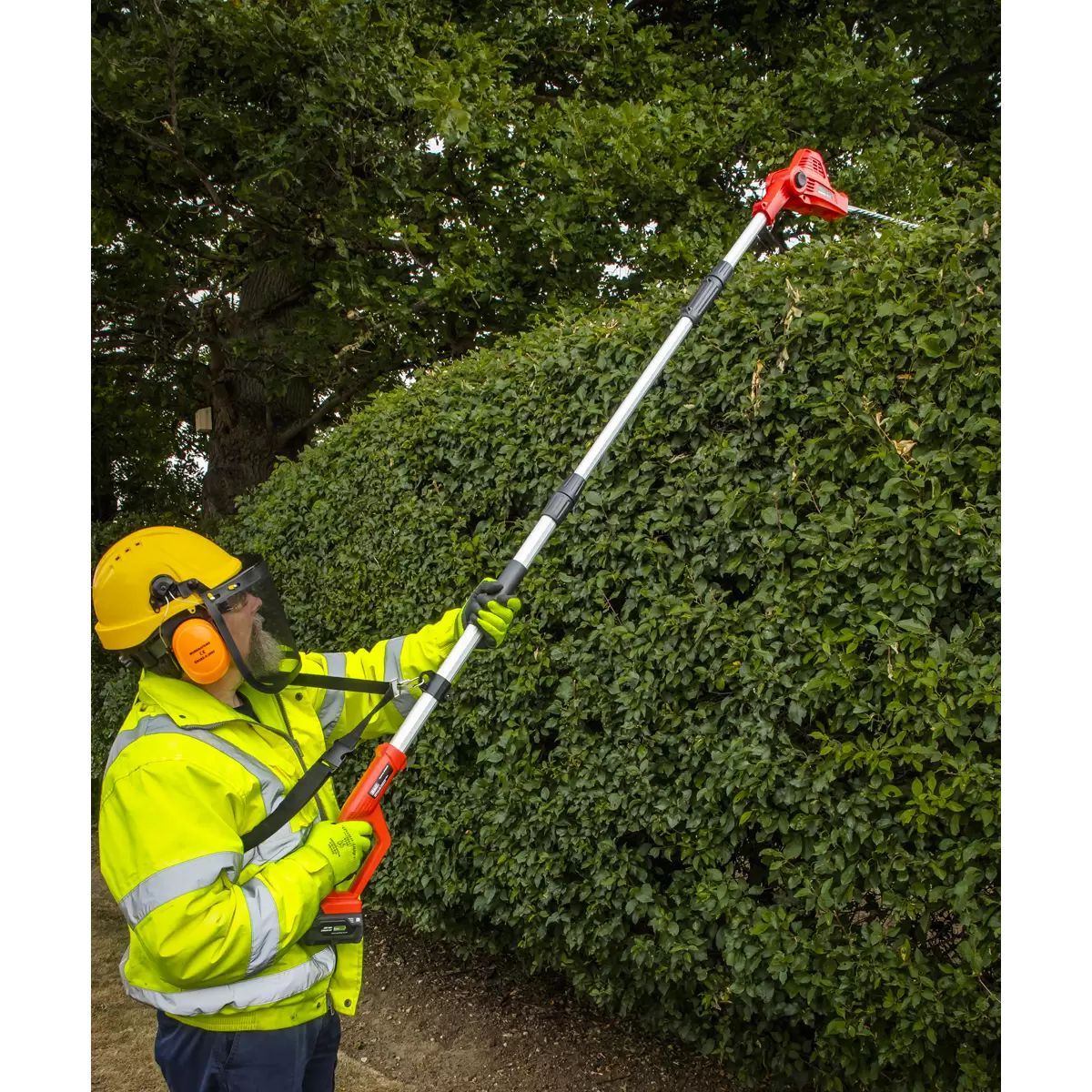 Sealey CP20VTP01 Cordless Telescopic Hedge Trimmer Kit 20V 2Ah