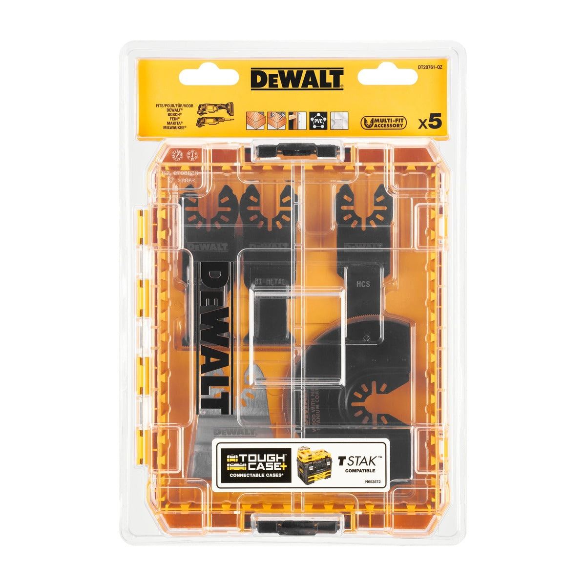 Dewalt DT20761-QZ Multi Tool Blade 5 Piece Set