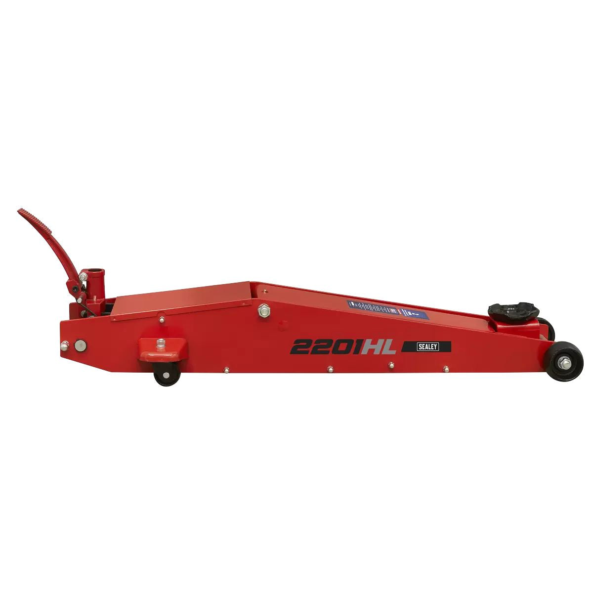 Sealey 2201HL 2 Tonne Long Reach High Lift Commercial Trolley Jack