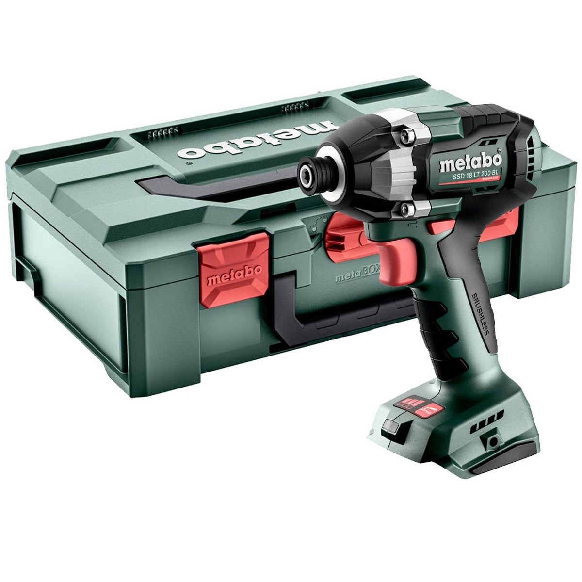 Metabo 18V 4 Piece Brushless Combo Kit with 2 x 5.2Ah Batteries & Charger T4TKIT-17621