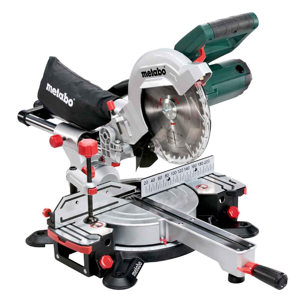 Metabo KGS216M 216mm Sliding Mitre Saw 240V with Leg Stand