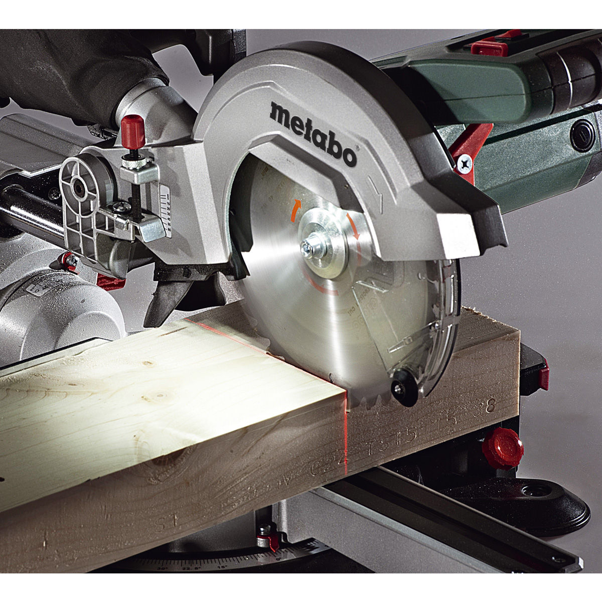 Metabo KGS305M 305mm Sliding Mitre Saw 240V with Universal Wheels Stand