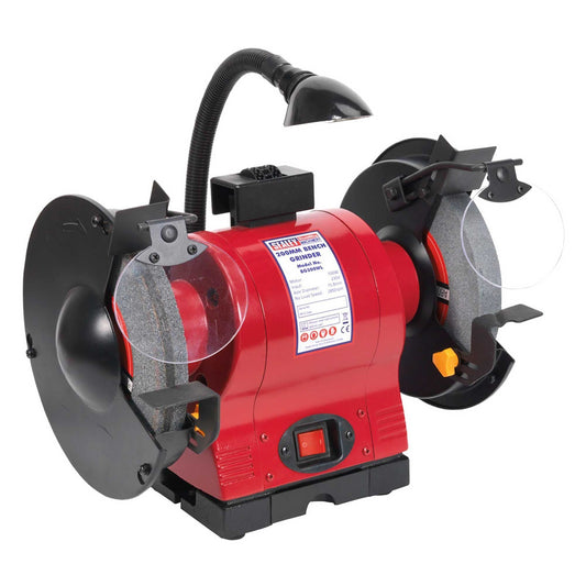 Sealey BG200WL Bench Grinder 200mm with Work Light 550W/230V