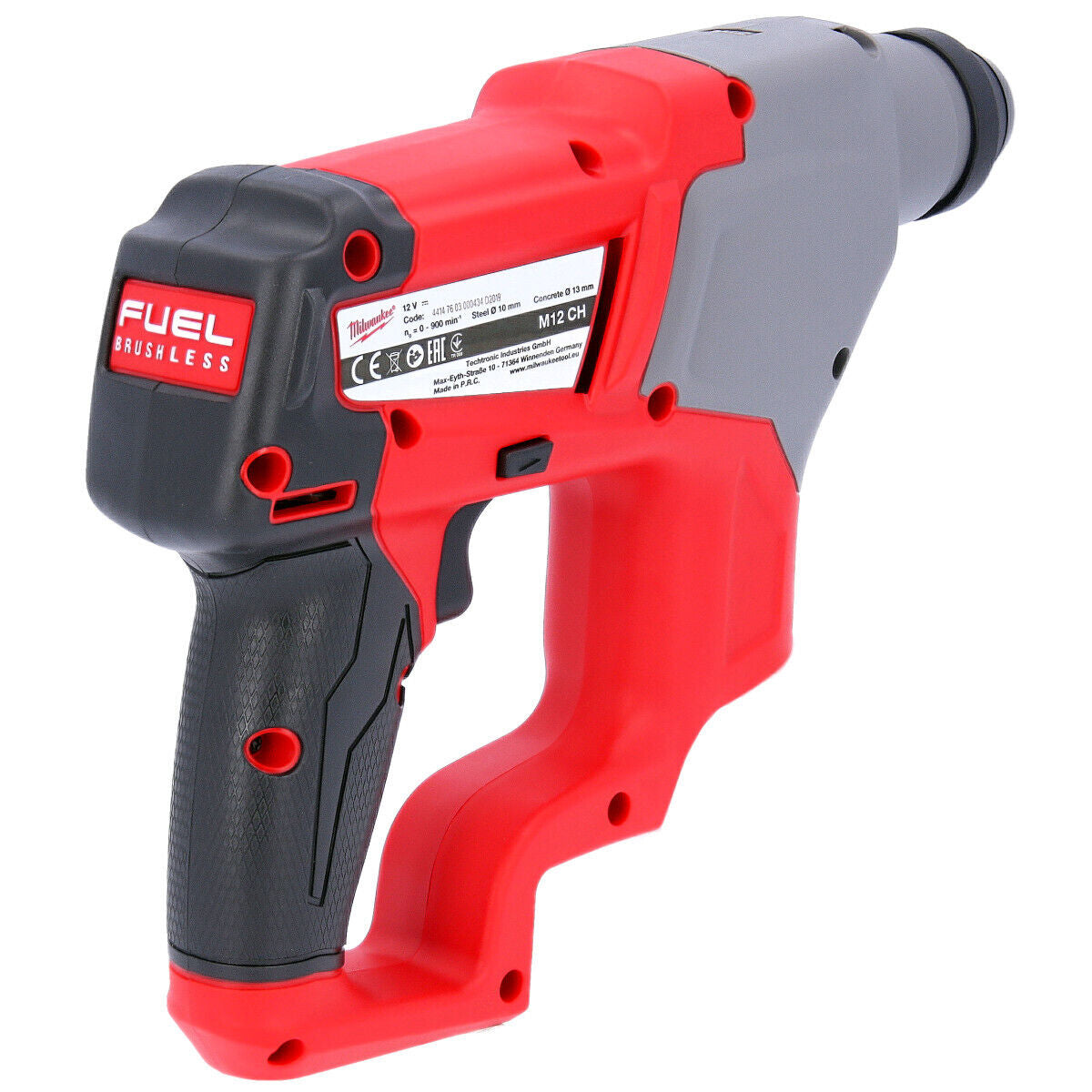 Milwaukee M12CH-0 12V Brushless SDS+ Hammer Drill with 1 x 2.0Ah Battery & Charger