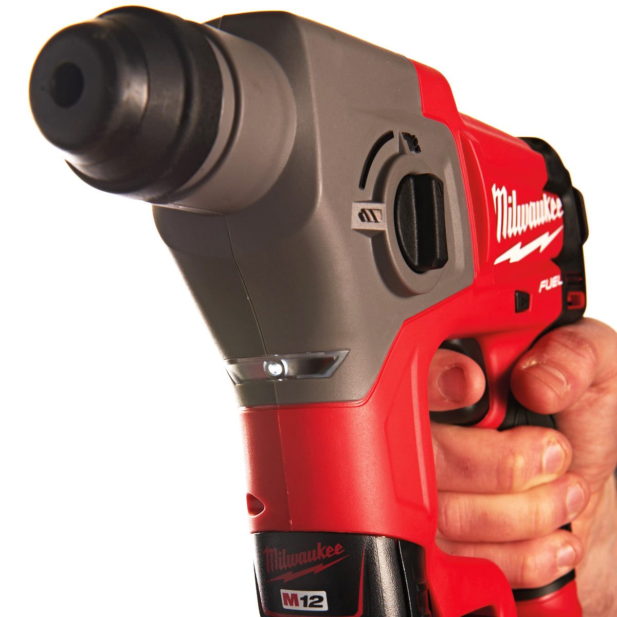 Milwaukee M12CH-0 12V Brushless SDS+ Hammer Drill with 1 x 2.0Ah Battery & Charger