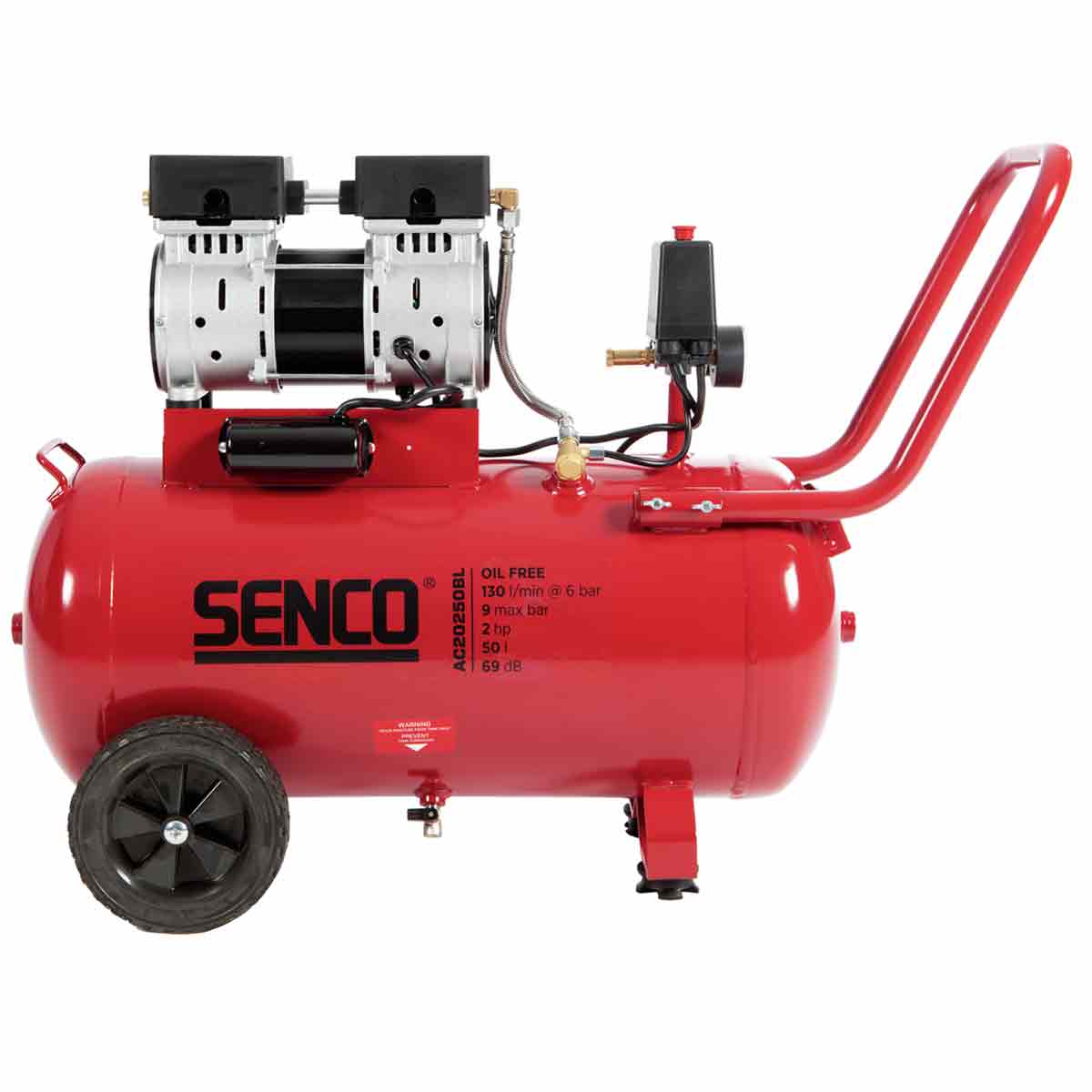 Senco AFN0039UK2 50L Low Noise Compressor 230V - AC20250BL-UK2