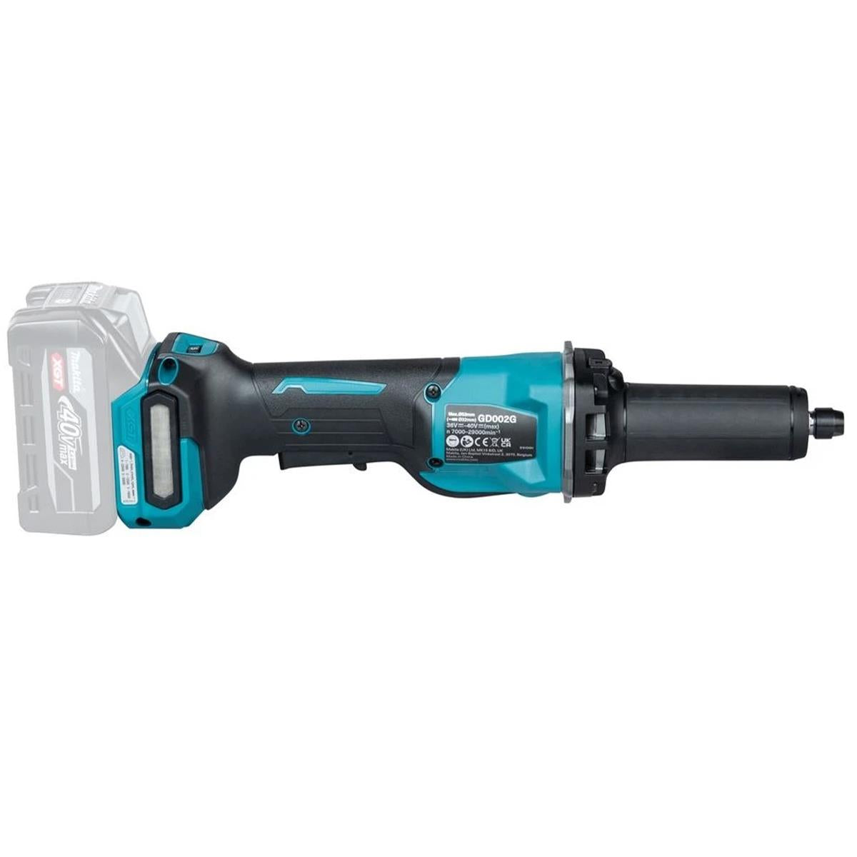 Makita GD002GZ01 40V Max XGT 6mm Brushless Die Grinder Body Only With Makpac Case