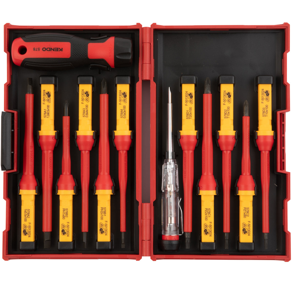 Kendo VDE Screwdriver Set 13 Pieces