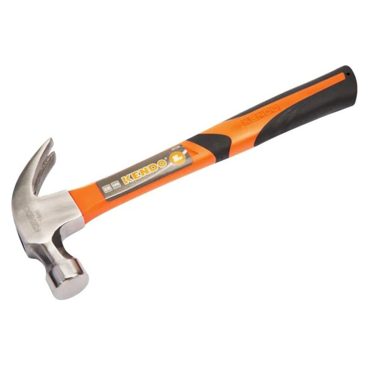 Kendo 16oz Fiberglass Claw Hammer