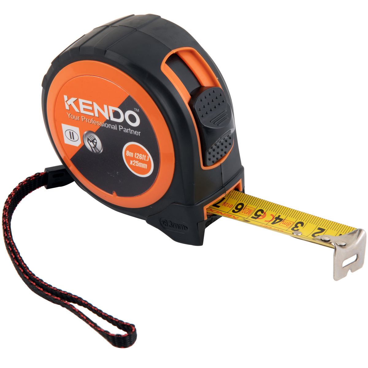 Kendo Metric & Inch Tape Measure 8m/26ft