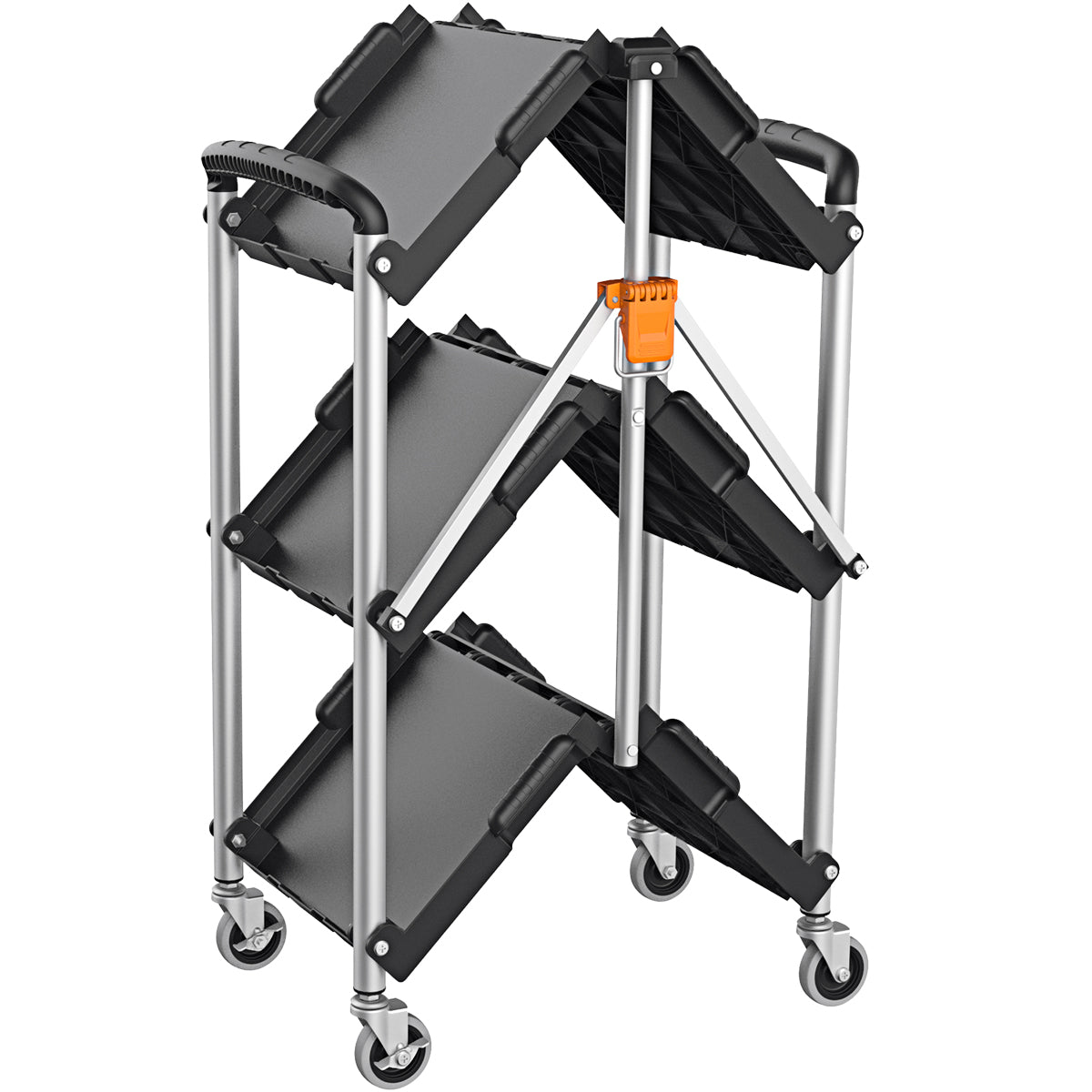 Kendo Multi-Purpose Foldable Storage Cart with Wheels