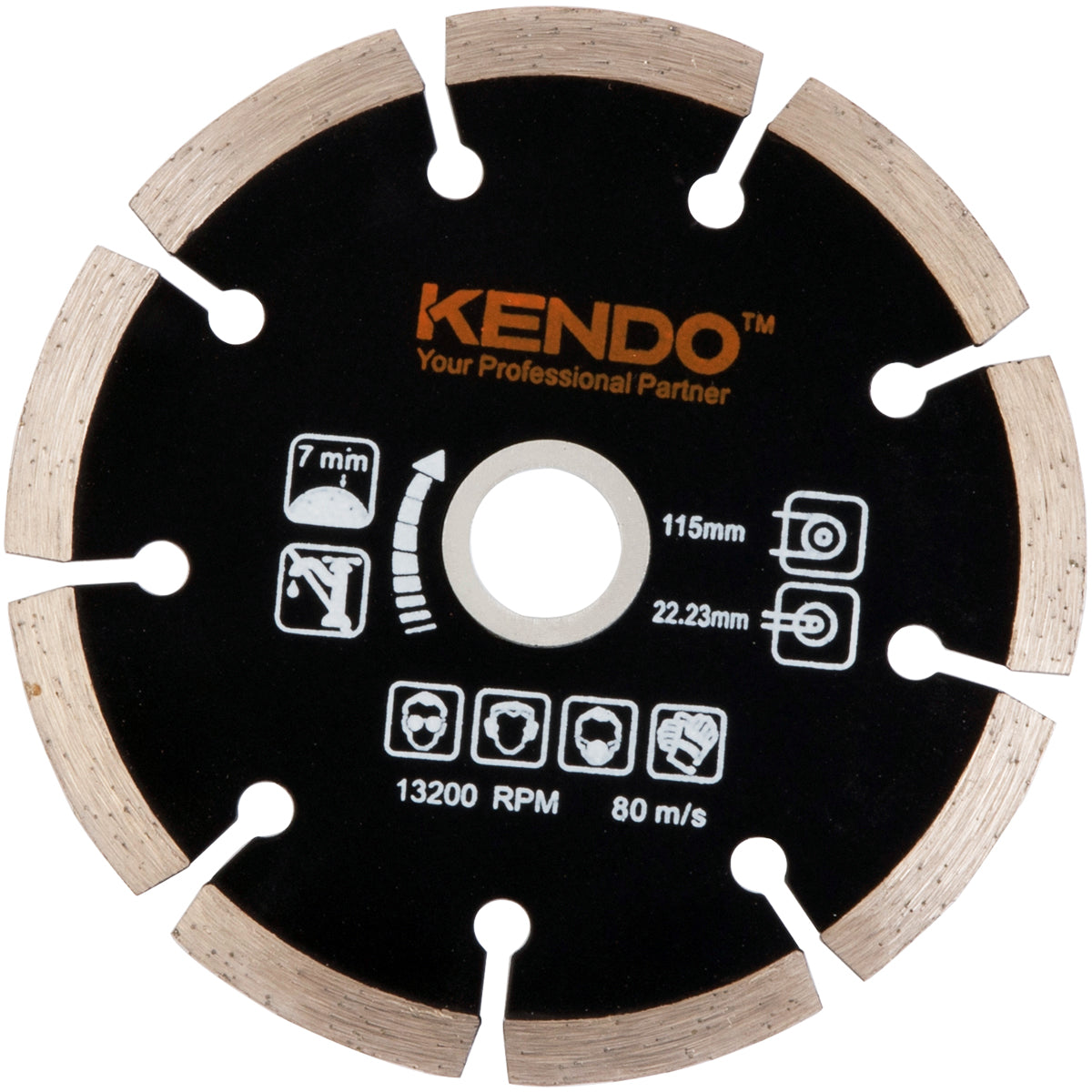 Kendo 115mm Diamond Cutting Blade Pack of 3