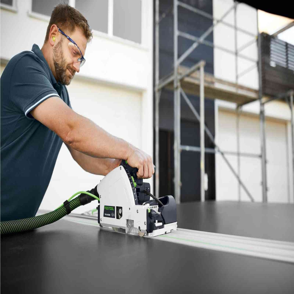 Festool TSV 60 KEBQ-Plus 230V GB Plunge-Cut Saw With Scoring Function In Systainer SYS3 M 437 - 576733