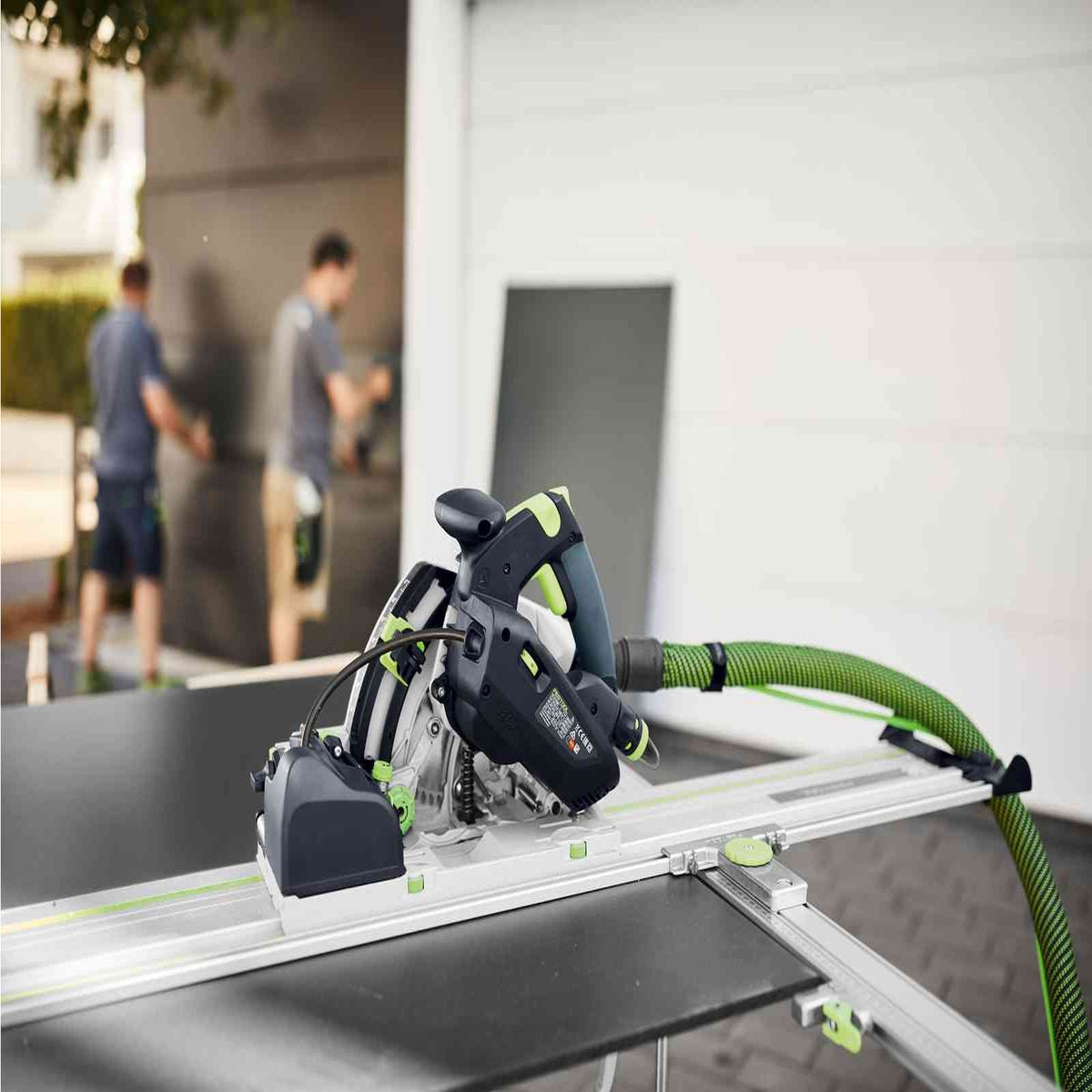 Festool TSV 60 KEB-Plus 110V GB Plunge-Cut Saw - 576734 With 2 x Guide Rail, Connector, Clamp & Bag