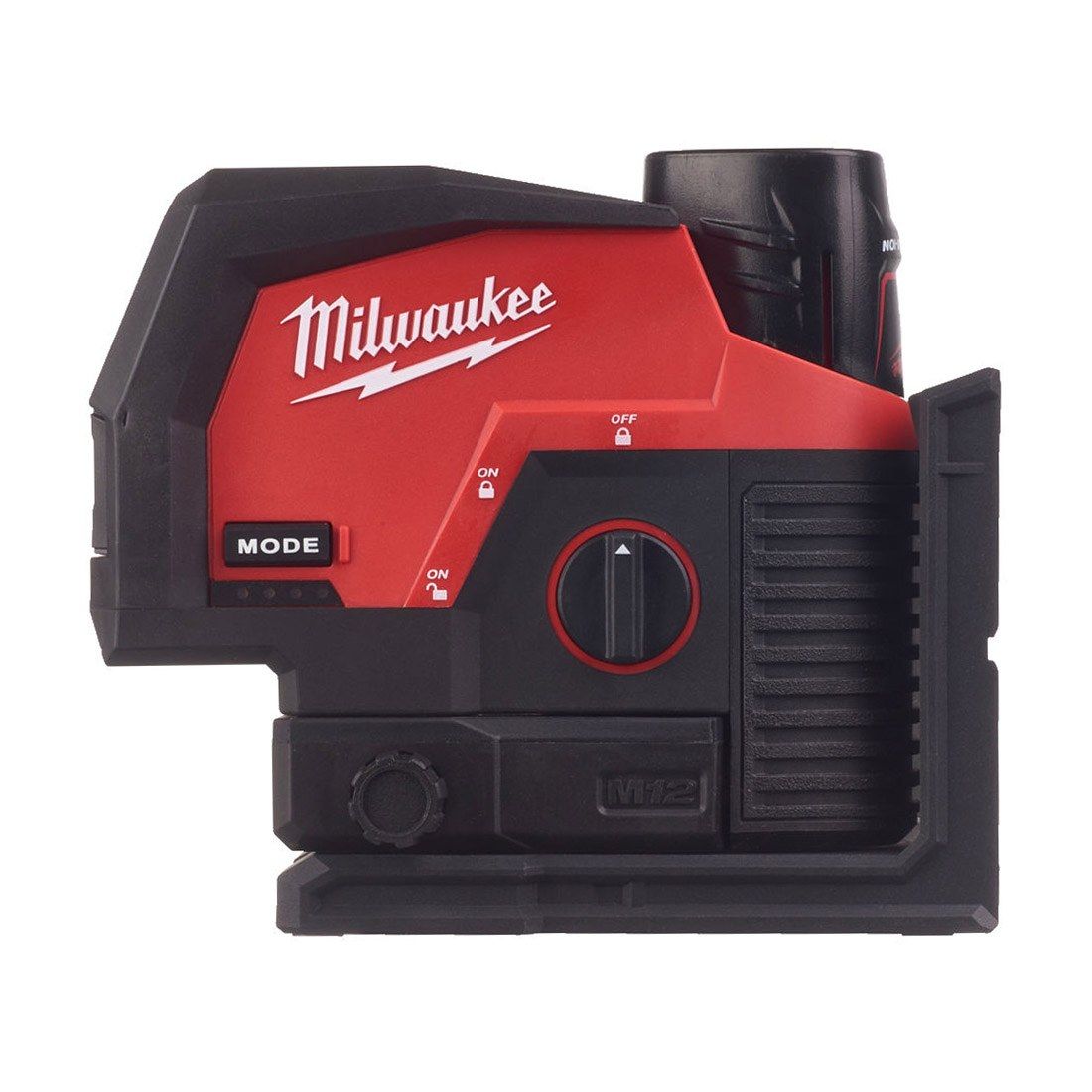 Milwaukee M12CLLP-0 12V Green Cross Line 2 Plane Laser 360° Case with 1 x 2.0Ah Battery & Charger