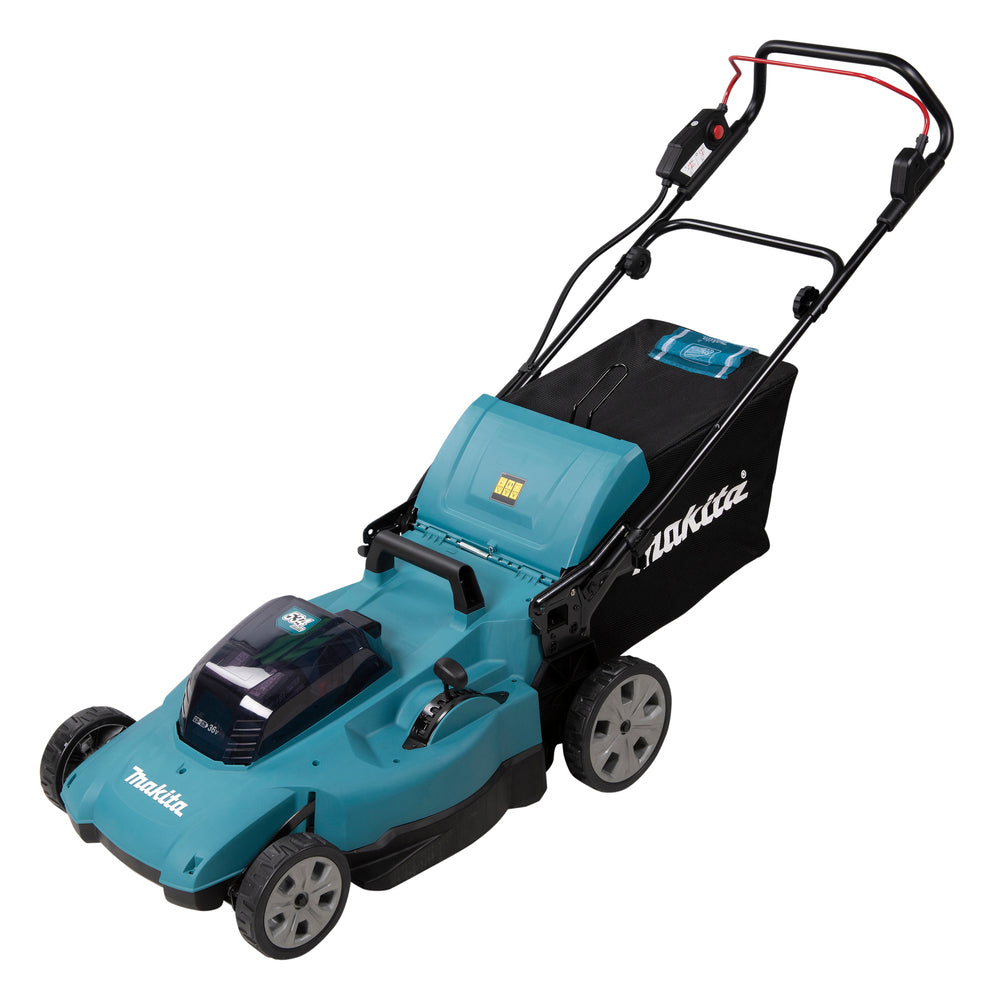 Makita DLM538CT2 36V LXT 530mm Lawn Mower with 2 x 5.0Ah Battery & Charger