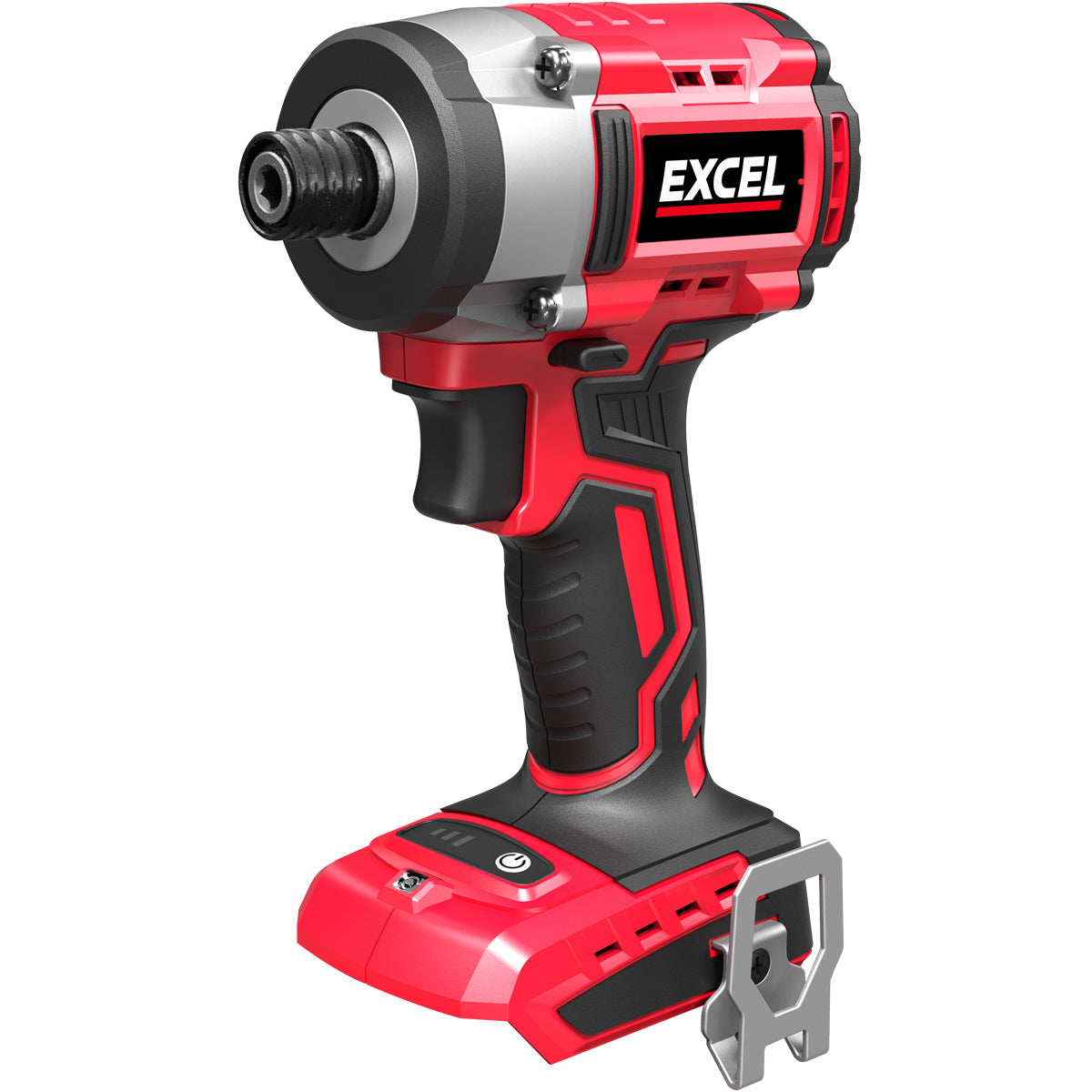 Excel 18V Brushless Twin Pack Impact Driver & Combi Drill with 2 x 5.0Ah Battery Charger