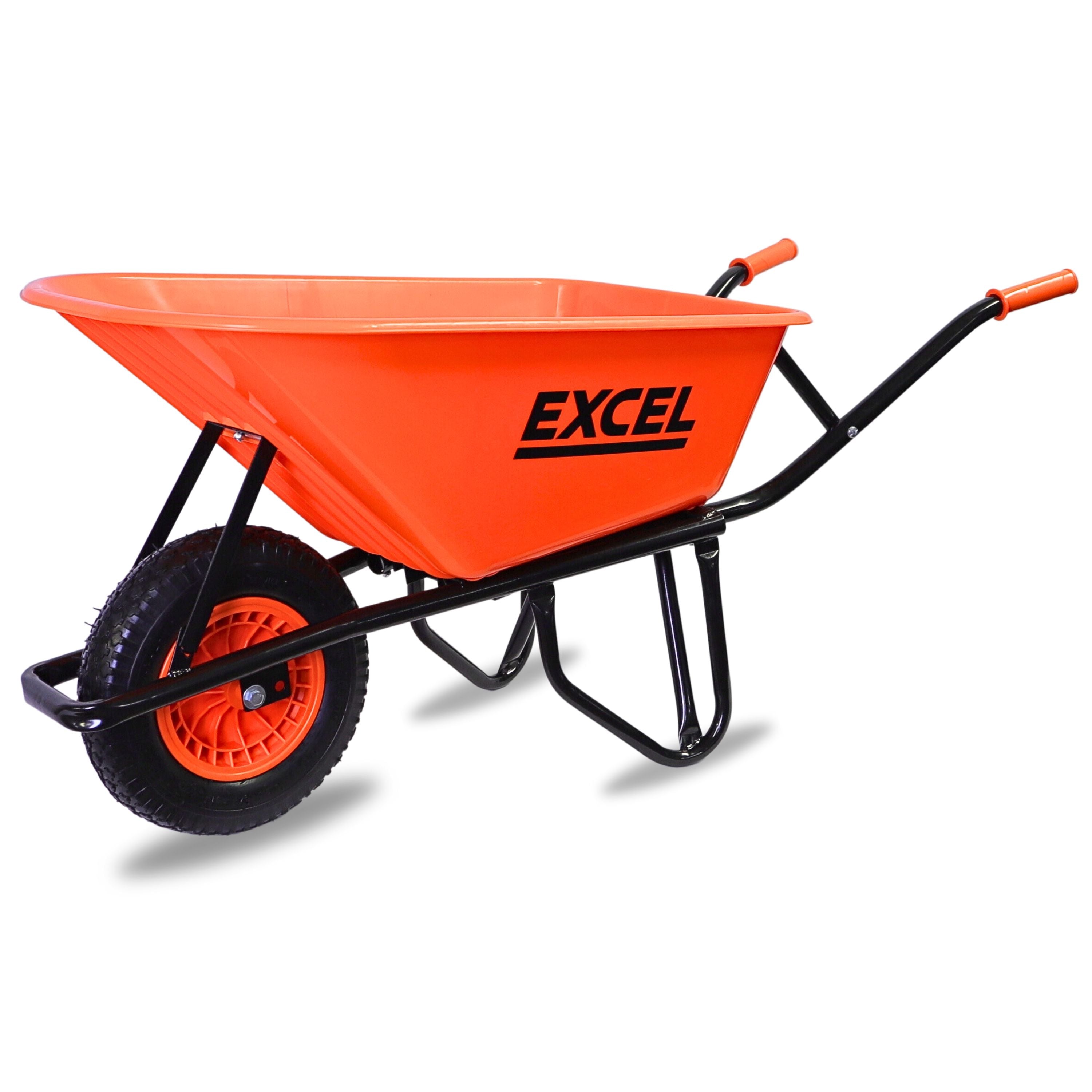 Excel 160L Portable Cement Mixer 240V/650W with 100L Wheelbarrow