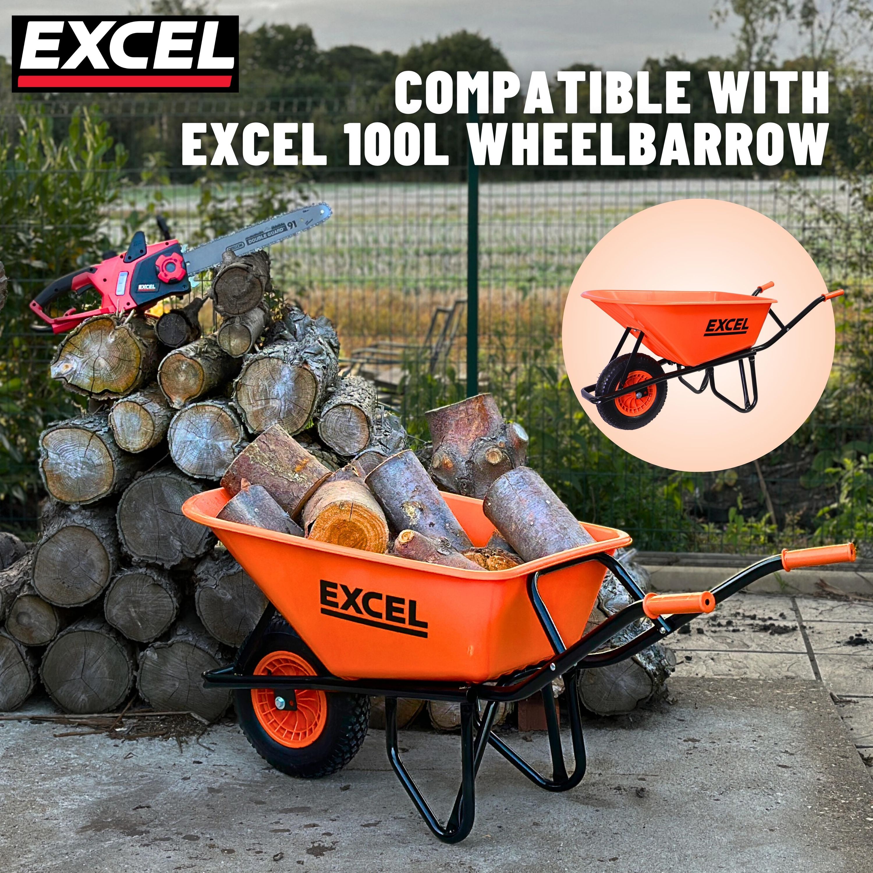 Excel Handle Grips for WheelBarrow