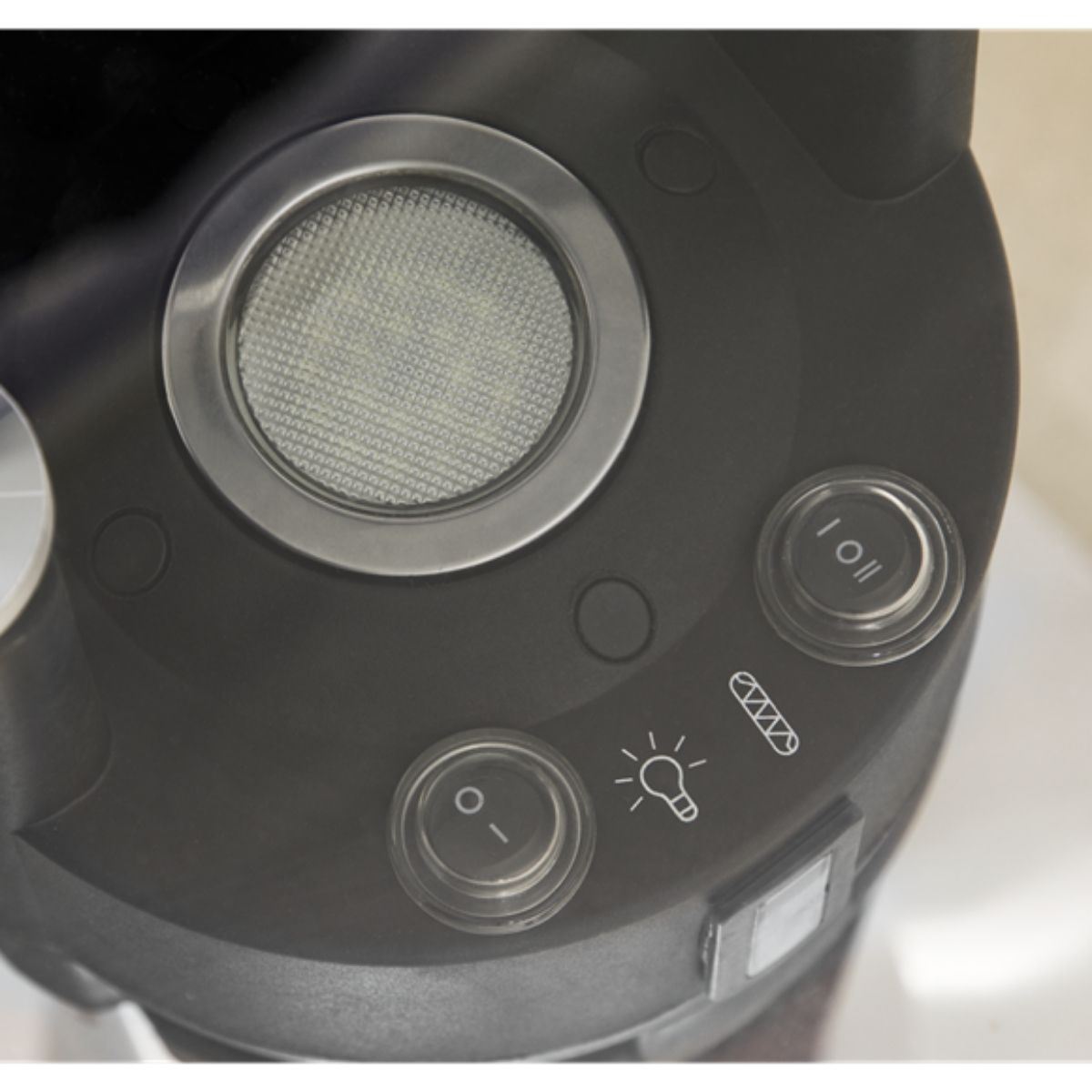 Sealey DG62 Dellonda Bistro Table with 1200W Heater Black/Stainless Steel