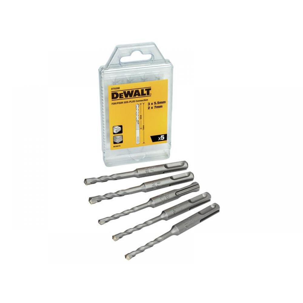 DeWalt SDS+ Drill Bit Set 5 Piece DT9398M-QZ