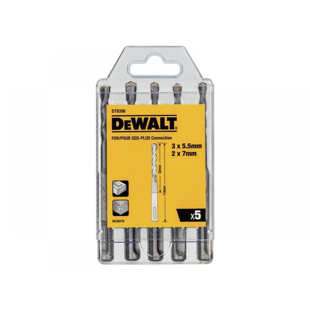 DeWalt SDS+ Drill Bit Set 5 Piece DT9398M-QZ