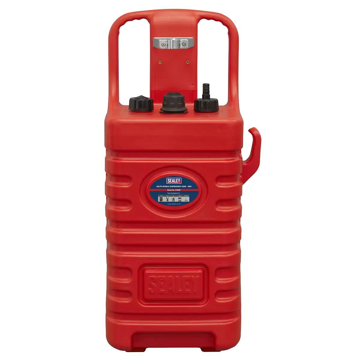 Sealey DT55R Mobile Dispensing Tank 55L Red