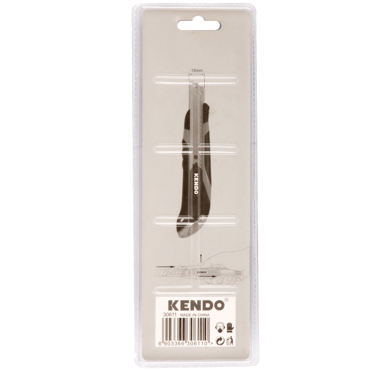 Kendo 18mm Retractable Snap-off Knife
