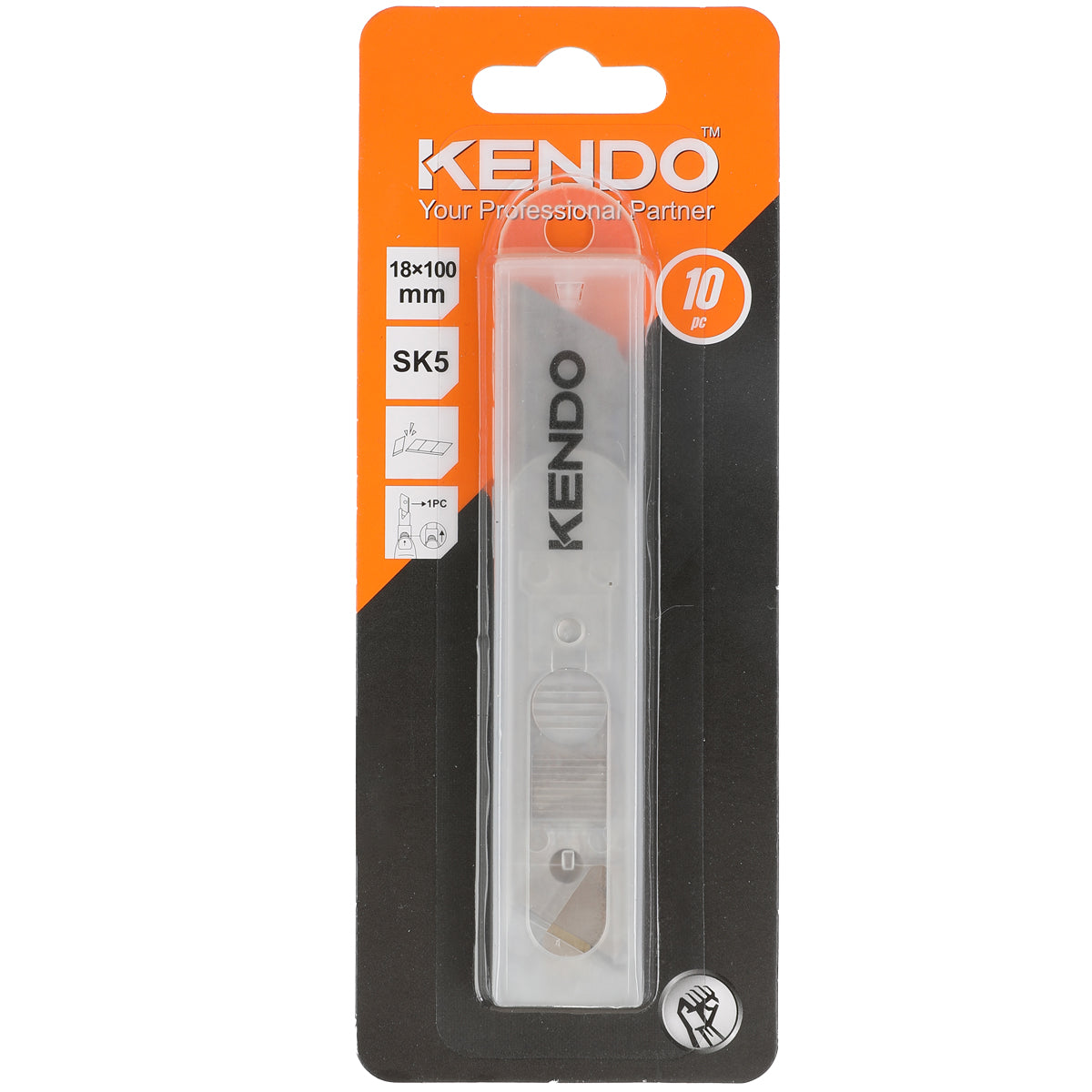 Kendo 18mm Snap-off Knife Blades 10 piece