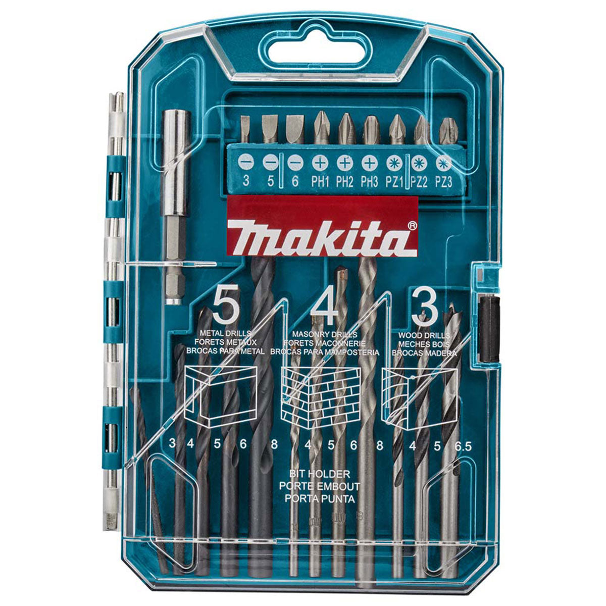 Makita P-44002 Drilling & Screwdriver Bit Set Of 22 Piece