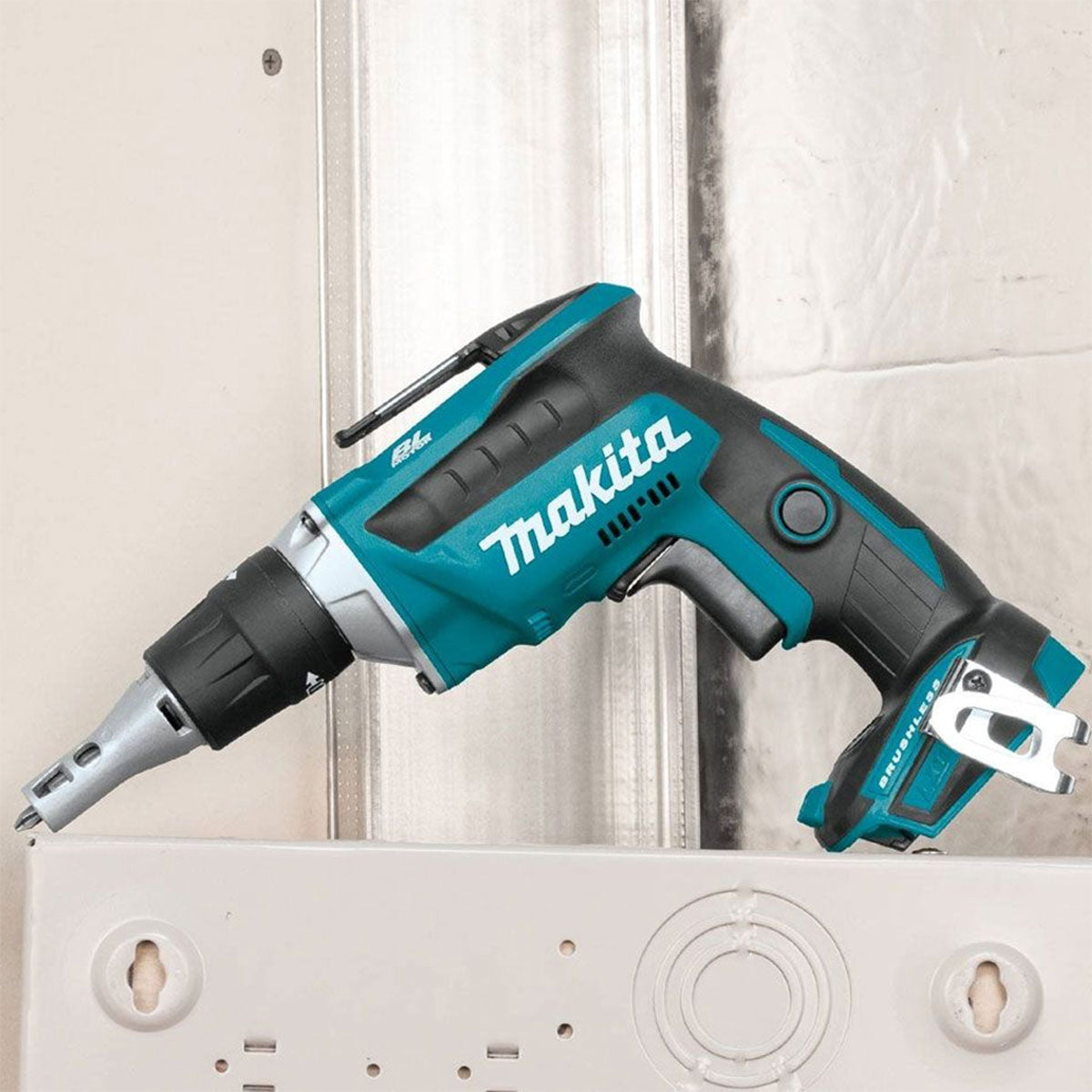 Makita DFS452FJX2 18V LXT Brushless Drywall Screwdriver With 2 x 3.0Ah Batteries, Charger In Case