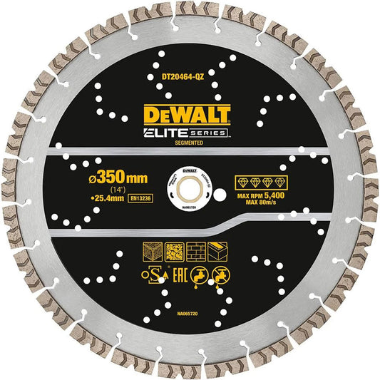 Dewalt 350mm Elite Series All Purpose Diamond Wheel Blade DT20464-QZ